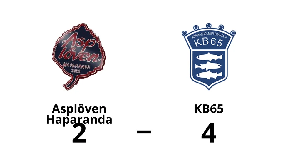 Asplöven Haparanda förlorade mot KB65