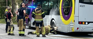 Larmades om rökutveckling i buss