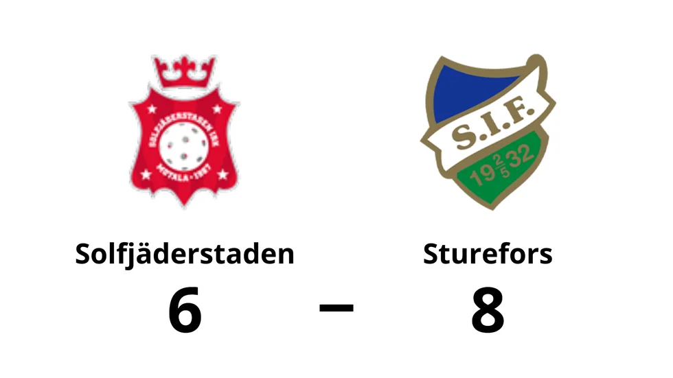 Solfjäderstadens IBK förlorade mot Sturefors IF