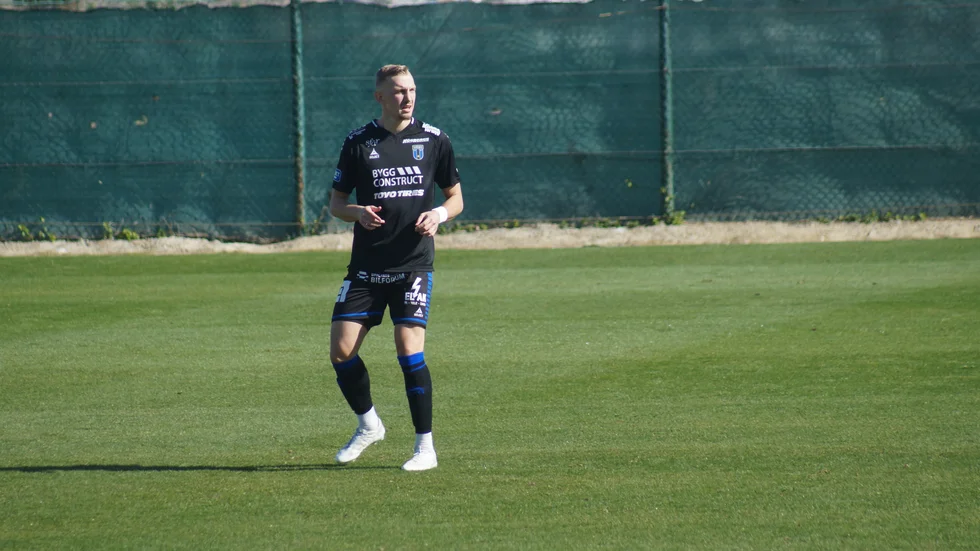 Jakob Voelkerling Persson i matchen mot Silkeborg.
