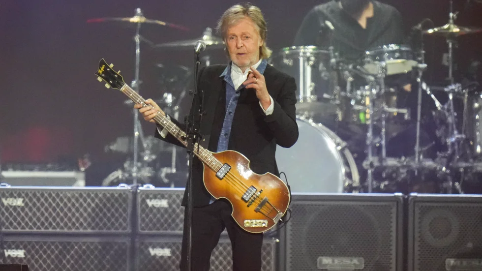 Paul McCartney säger att det fanns en risk att AI skapar ett "vilda västern" där artisters upphovsrätt inte skyddas. Arkivbild.
