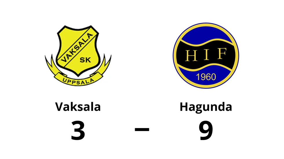 Vaksala SK förlorade mot Hagunda
