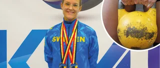 Ensam men stark – guld och världsrekord för Elin: "Jättenöjd"