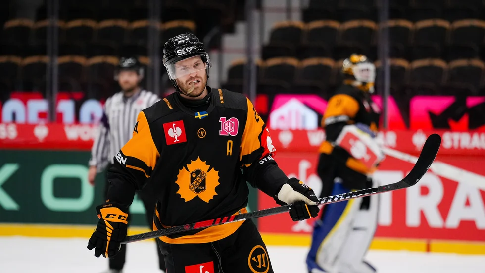 Oscar Lindberg gjorde AIK:s enda mål mot Fischtown. Det var en klen tröst. AIK är ut ur CHL efter 1–10.