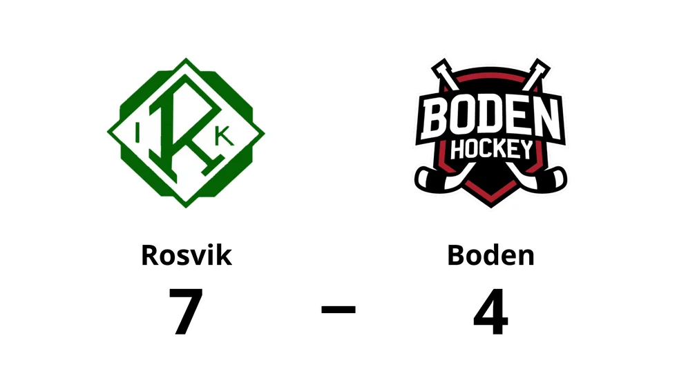 Rosvik IK vann mot IF Boden