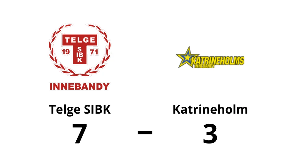Telge SIBK vann mot Katrineholms IBF