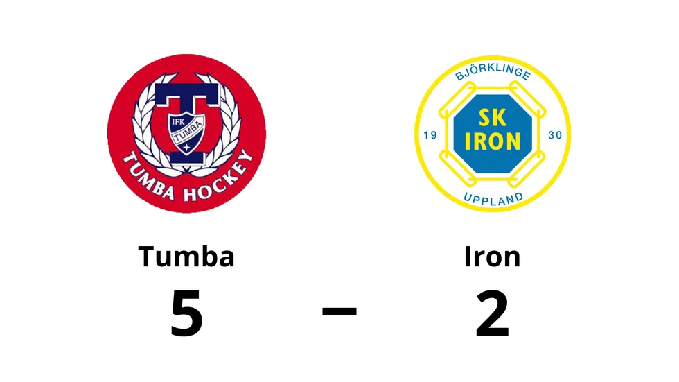 IFK Tumba Hockey vann mot SK Iron Hockey