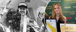 Här får hon ta emot pris – av legendarens dotter