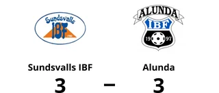 Alunda kryssade borta mot Sundsvalls IBF