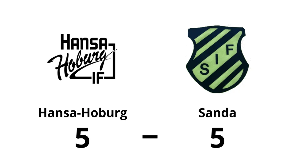 IF Hansa-Hoburg spelade lika mot Sanda IF
