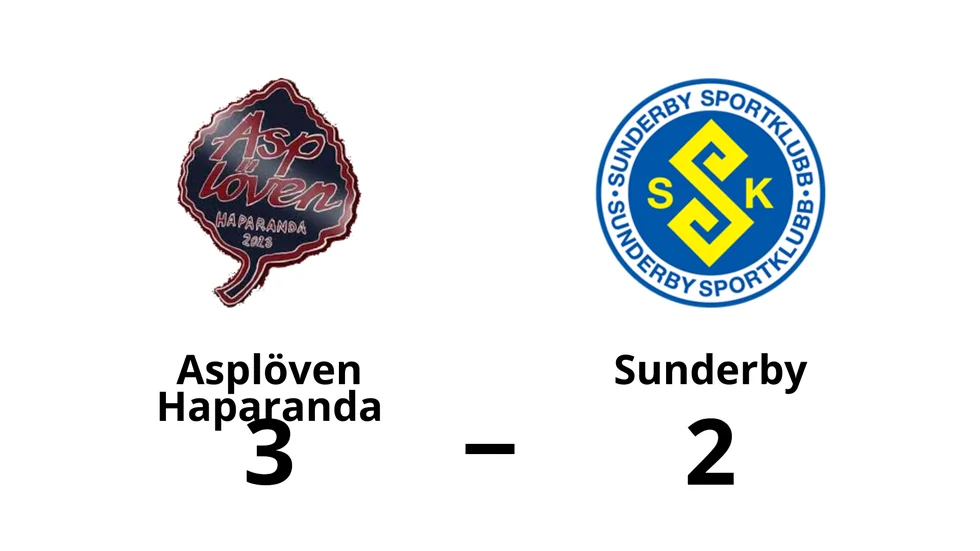 Asplöven Haparanda vann mot Sunderby SK