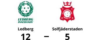 Storseger för Ledberg hemma mot Solfjäderstaden