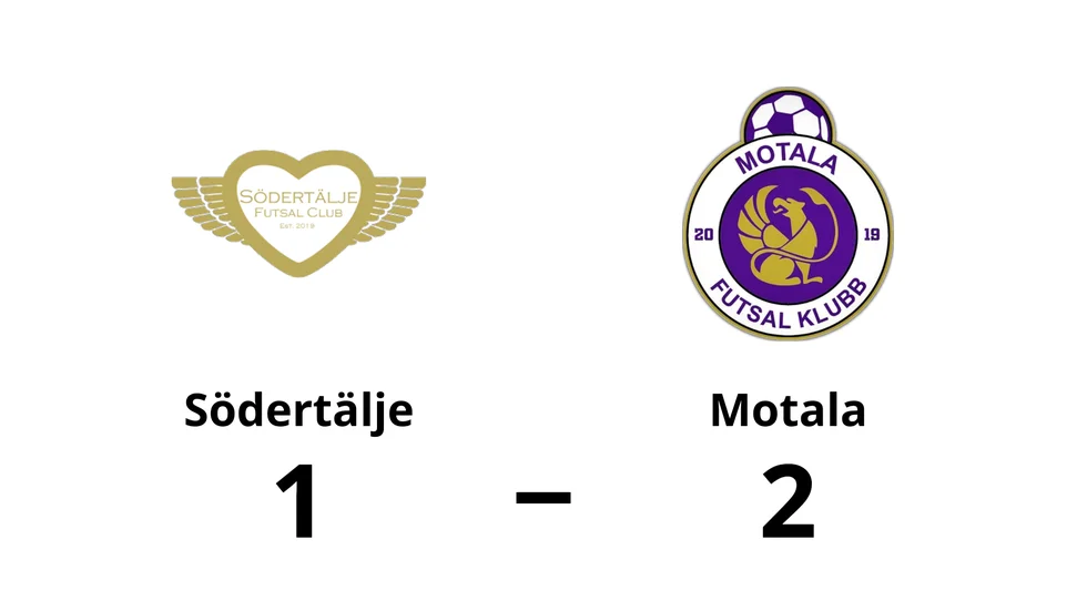 Södertälje Futsal Club förlorade mot Motala Futsalklubb