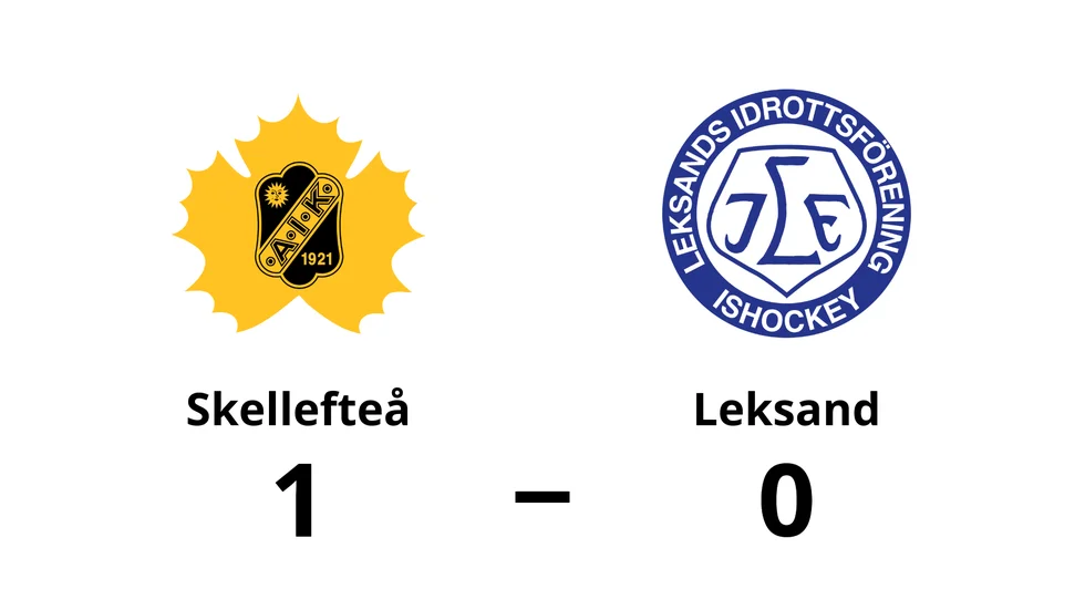 Skellefteå AIK vann mot Leksand