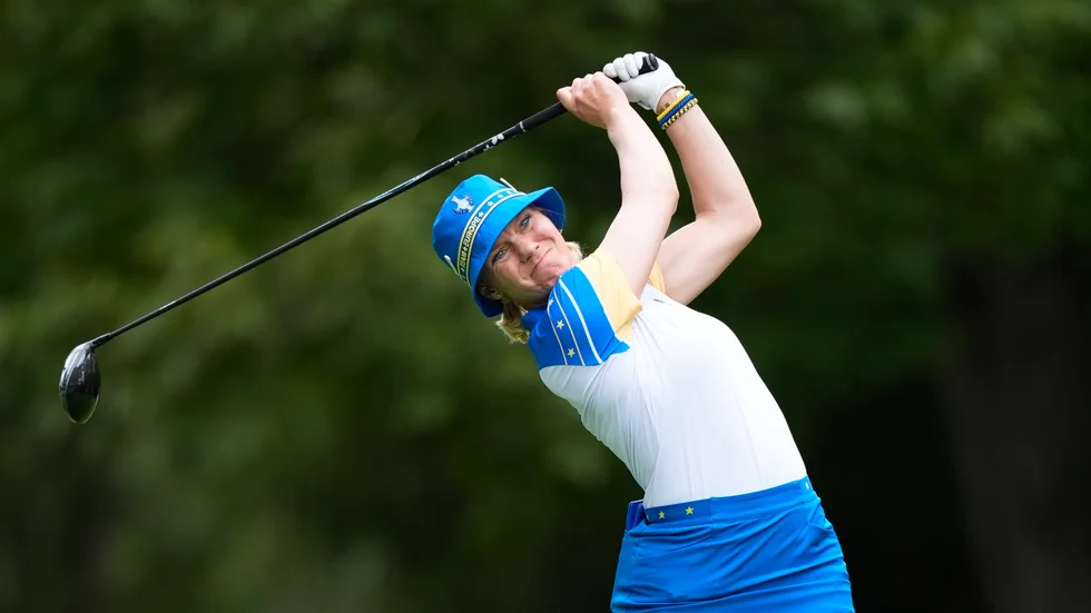 Madelene Sagström är ett av många svenska proffs på LPGA-touren. Arkivbild.