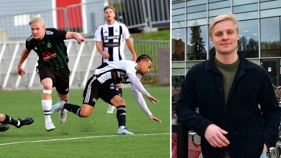 Leo Hansson fick en smäll i premiären och befarade första en allvarlig skada.