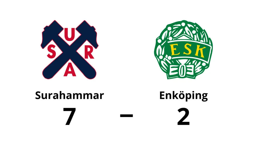 Surahammar vann mot Enköpings SK