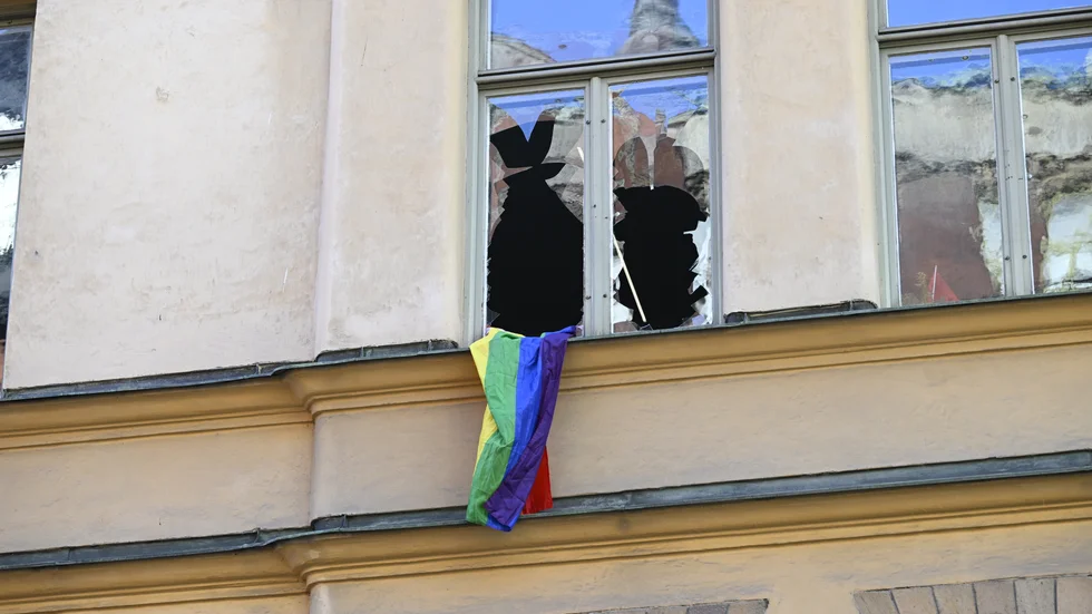 En polisinsats genomfördes på Marockos ambassad i centrala Stockholm.
