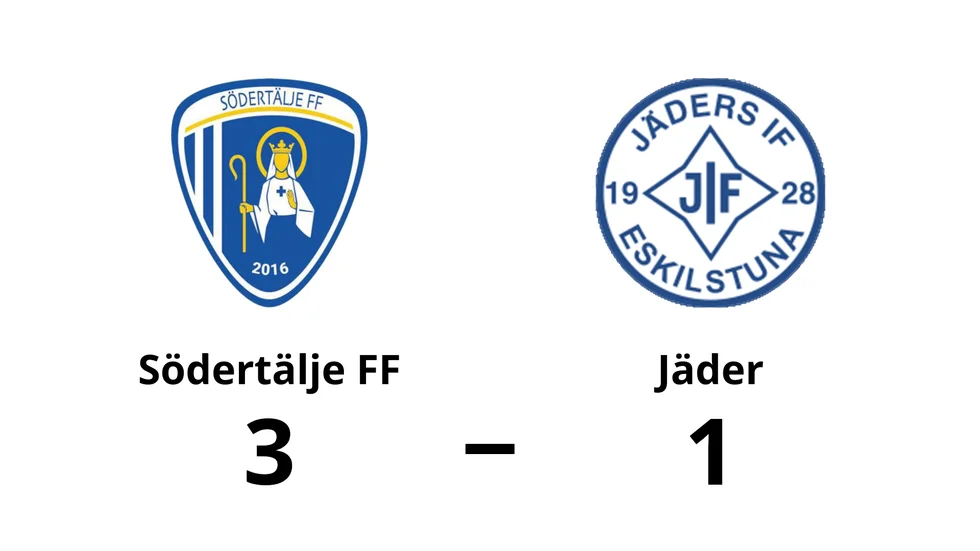 Södertälje FF vann mot Jäders IF