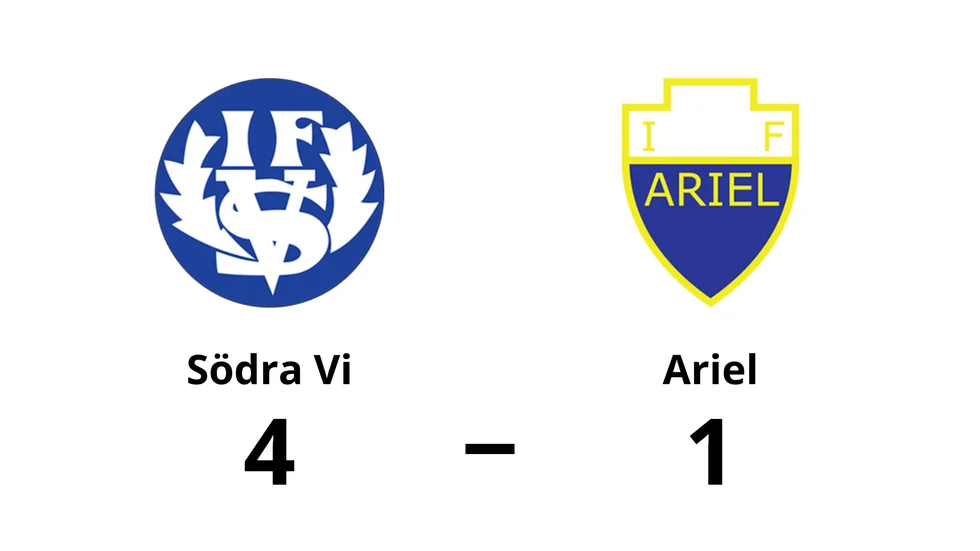 Södra Vi IF vann mot IF Ariel