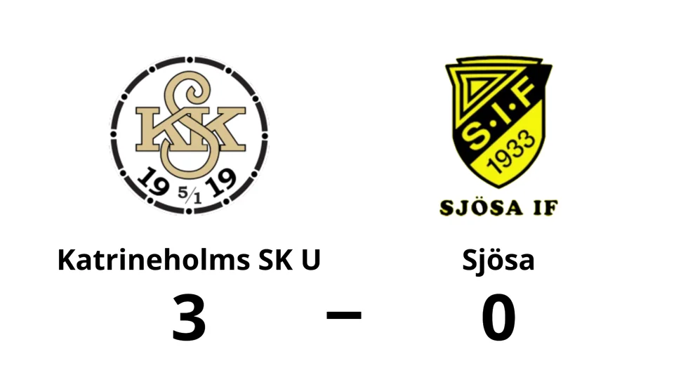 Katrineholms SK U vann mot Sjösa IF