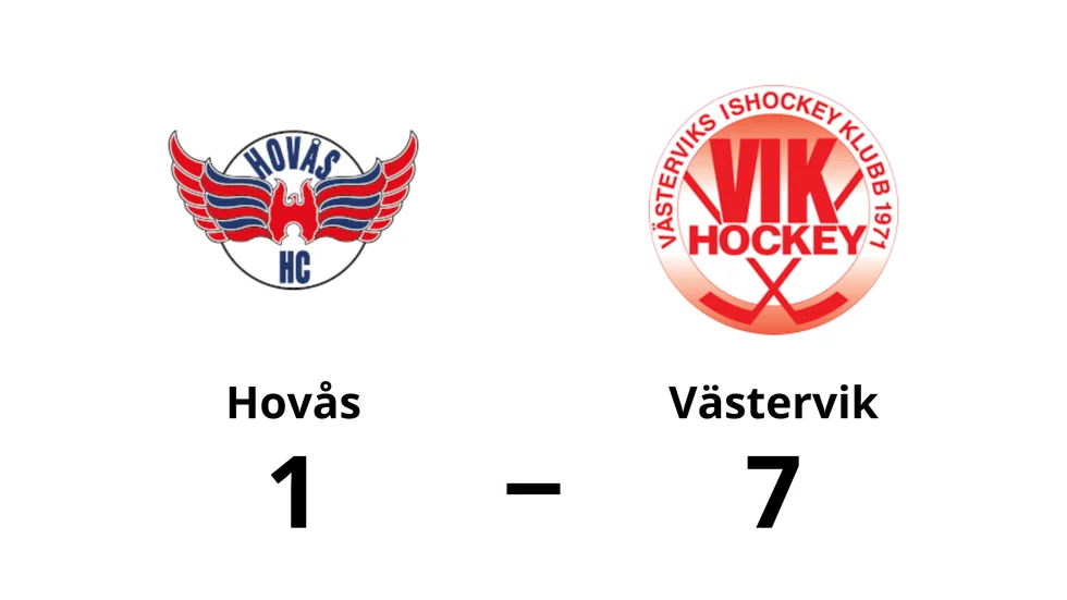 Hovås HC förlorade mot Västerviks IK