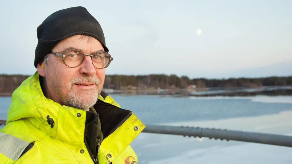 Christer Johansson har arbetat med reparationen av Gamla Gäddviksbron.