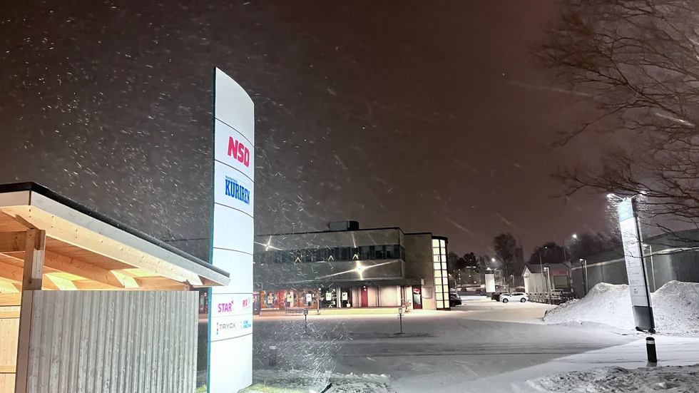 Snön har börjat falla i Luleå, och enligt SMHI kan det komma att få ligga kvar på marken.