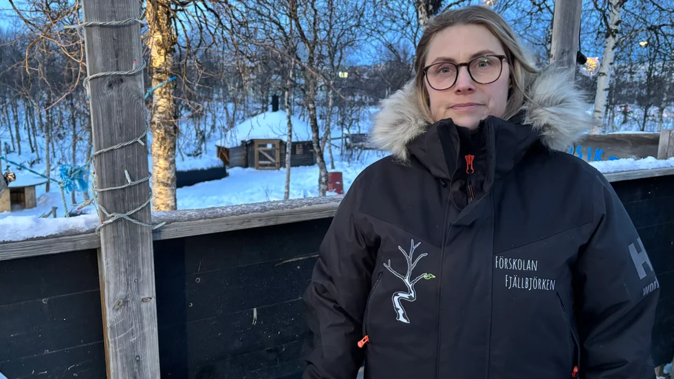 Nina Koponen, rektor vid Fjällbjörkens förskola.
