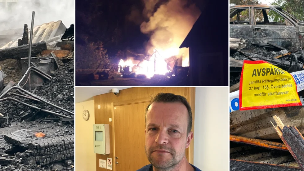 Fortsatt stor oro efter bränderna. Sedan 2017 har Ursviken plågats att ett stort antal anlagda bränder (bilderna visar några av dessa). I helgen var det dags igen. ”Självklart tittar vi på eventuella likheter mellan helgens bränder och tidigare anlagda bränder i Ursviken,” säger Johann Kristiansson vid polisen i Skellefteå.