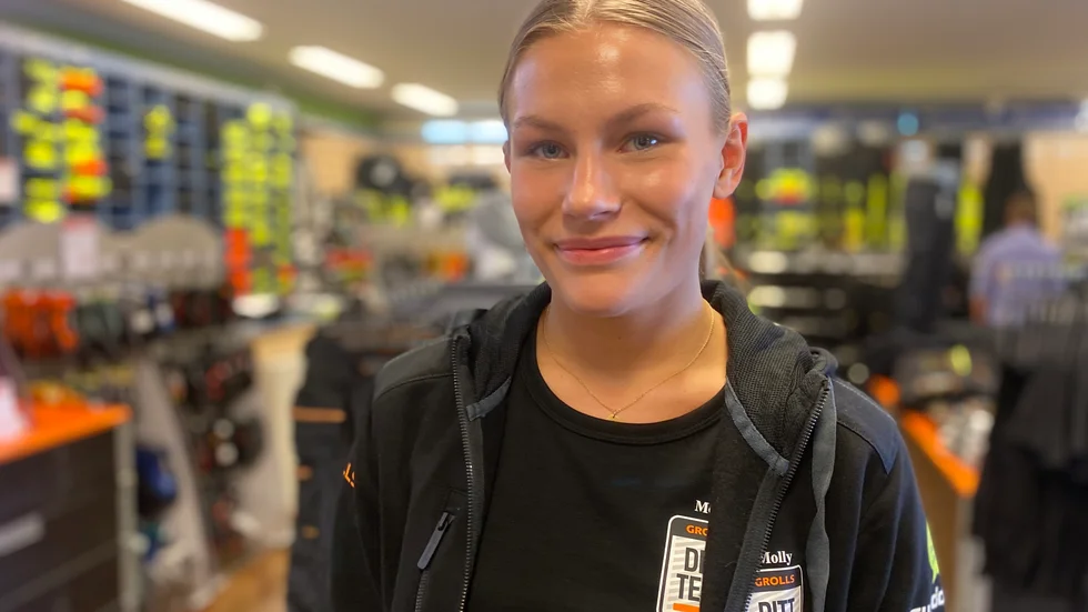 Molly Levin har etablerat sig som ytterback i vif den här säsongen. 