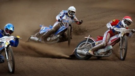 Västervik - WMS elit på Ljungheden. Speedway. Bröderna Gollob och Jason Crump.