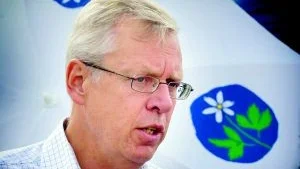 Inte bunden. Kommunminister Mats Odell känner sig inte bunden av löften som gavs under s-regeringen när det gäller jobb till länet. Foto: Anders Steiner