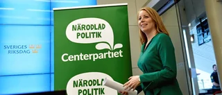 Centern delar landet