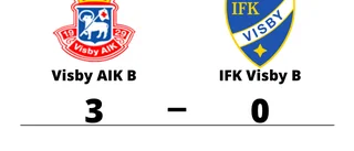 Seger för Visby AIK B på hemmaplan mot IFK Visby B