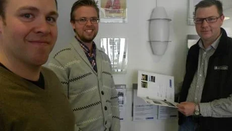 Magnus Christiansson, Erik Uppman och Magnus Engström på LRF-kosult i Västervik.Foto: Anders Jacobsson