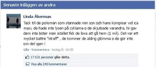 Polisinsats som alla gillade