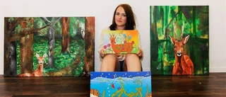 Emma Jansson inspireras av Smålands skogar