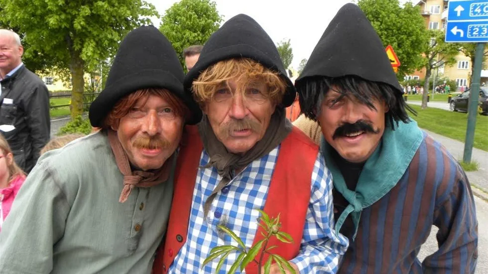 På besök i Vimmerby för en massa hyss, Kasper, Jester och Jonatan från Kristiansand i Norge.