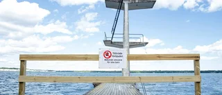 Hoppet ute för torn på Lysingsbadet