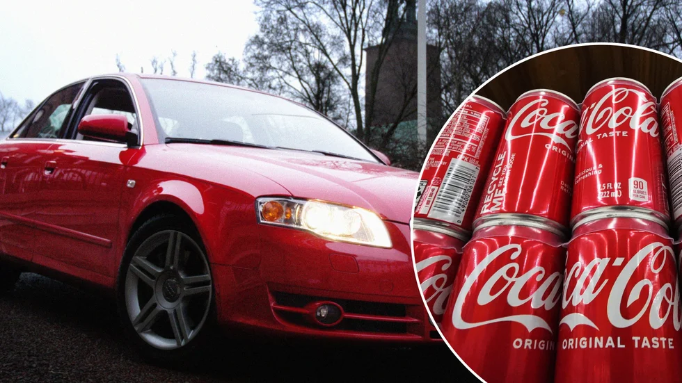 En sötsugen tjuv bröt sig natten till måndagen in i en parkerad bil för att stjäla ett sexpack cola. Genrebilder.