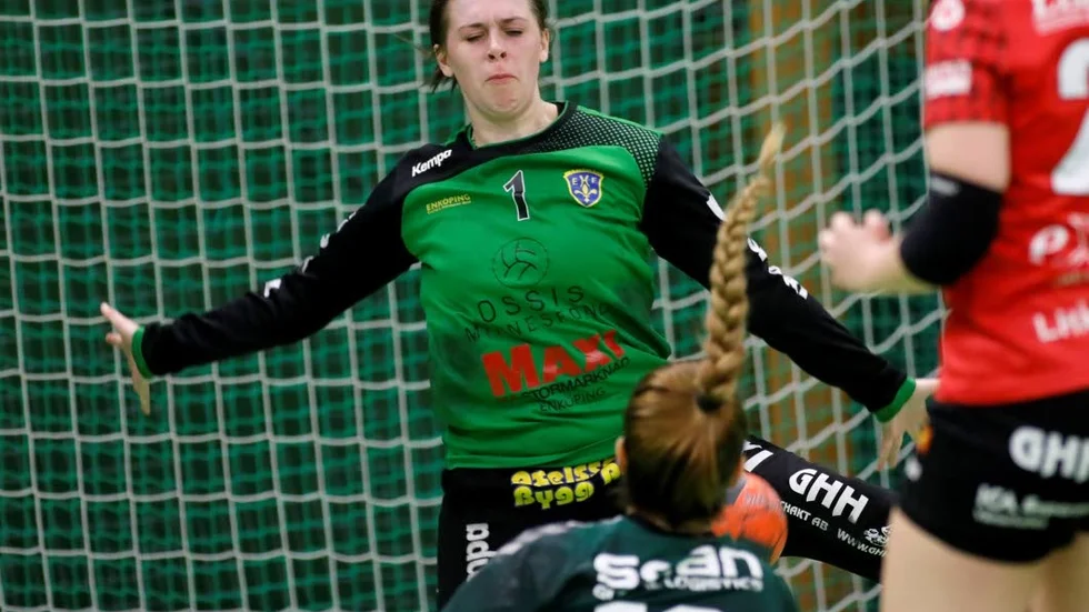 Elin Bergsten, EHF spelade bra men VästeråsIrsta var för starka.