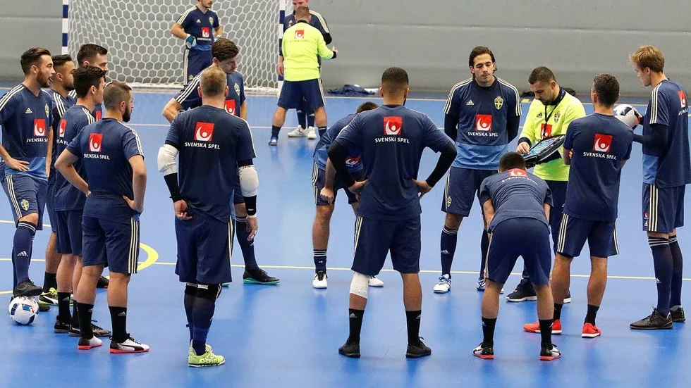 Under söndagen drillades laget av förbundskapten Matija Dulvat.