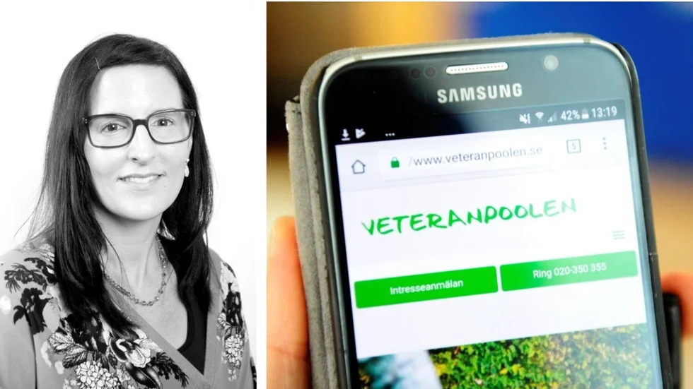 Sofie Jansson, franchisetagare på Veteranpoolen i Uppsala, meddelar att man behöver 50 fler veteraner med olika kompetenser.