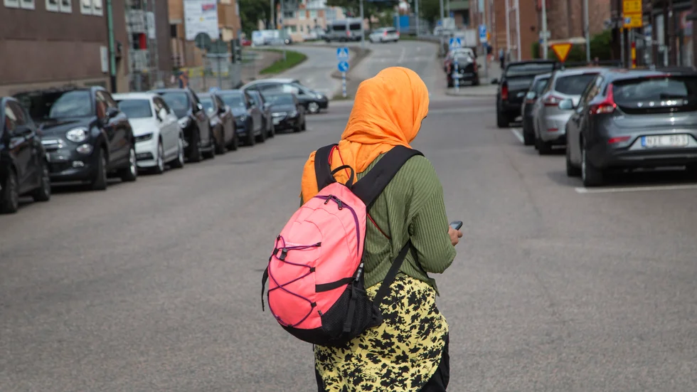 Nära hälften av de tillfrågade företagsledarna i en undersökning svarar att de ser negativt på religiösa attribut eller kläder som slöja. Arkivbild.
