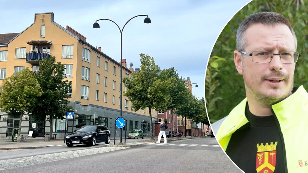 Nu ska de gamla lamporna på Fabriksgatan bytas. 