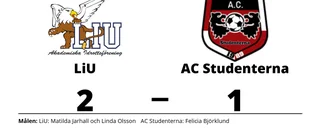 Jarhall och Olsson målskyttar när LiU vände i "studentderbyt"
