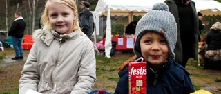 Julmarknad i skogen lockade besökare