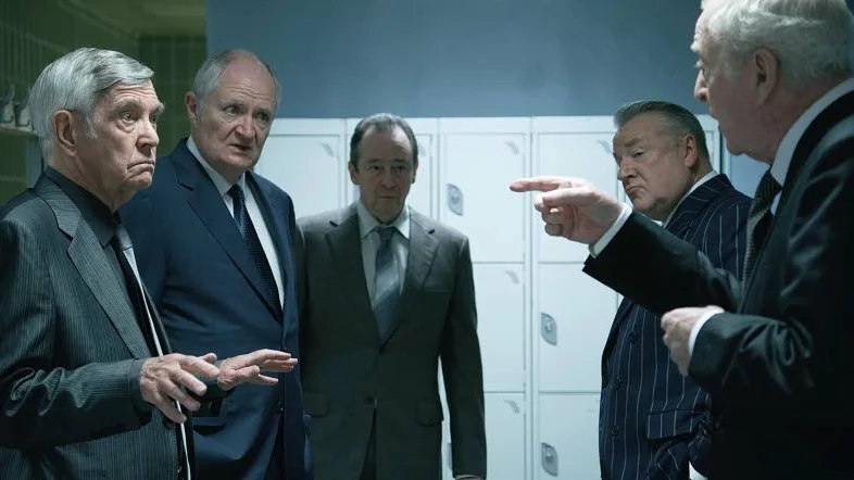 Oceans 65+. ”King of thieves”, med Tom Courtenay, Jim Broadbent, Paul Whitehouse, Ray Winstone och Michael Caine i rollerna.