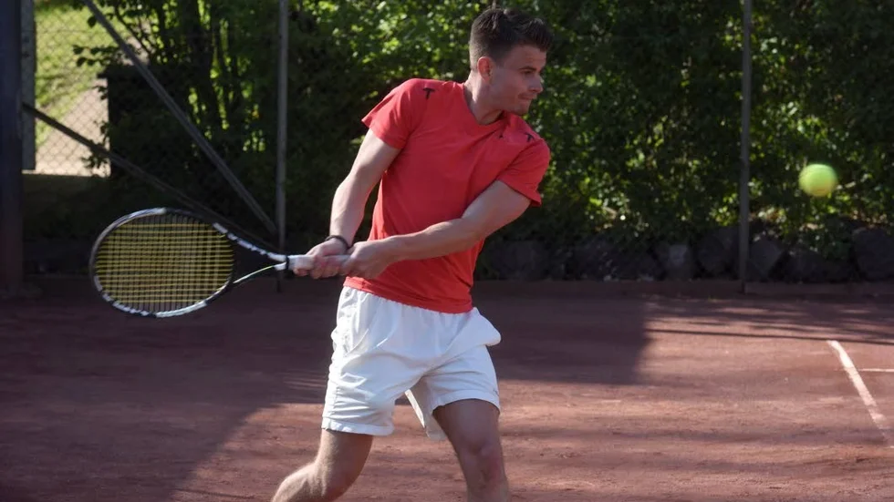 Eric Lindström gjorde en stark match.
